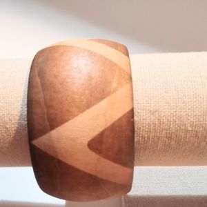 Wood Bangle Bracelet